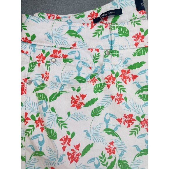 CHARTER CLUB BRISTOL CAPRI PANTS Tummy Slimming Size 14 - Picture 13 of 16